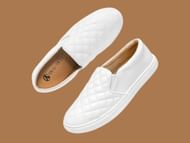 The NCCB Women Slip-On Shoes PU Leather shoes (Image via Amazon)